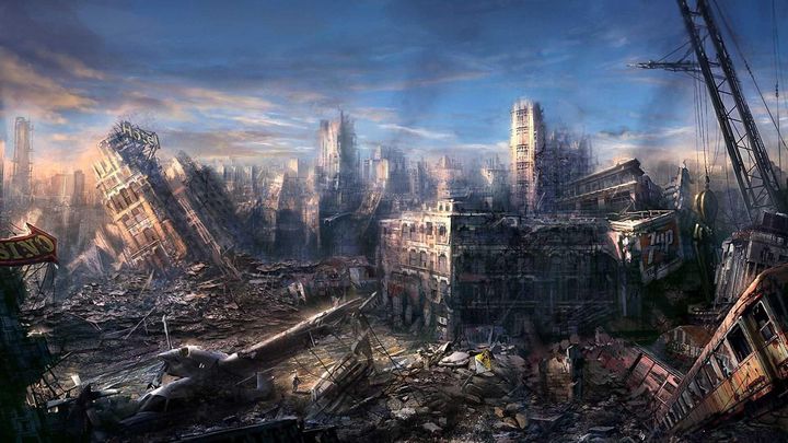 Cidade em ruínas
