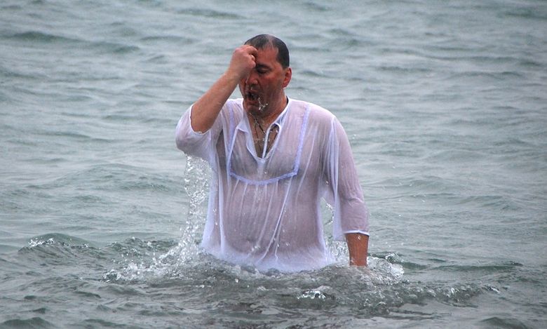Bathing for Baptism