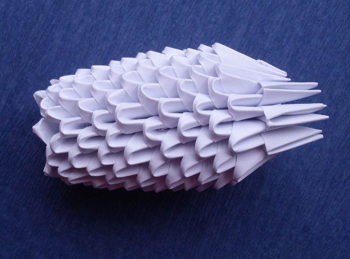 Cara membuat origami Rat dari modul