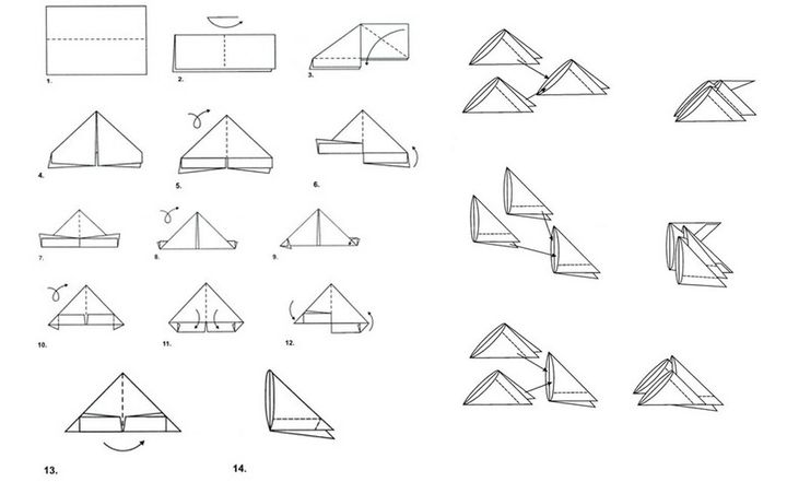 Kaip padaryti origami žiurkę iš modulių