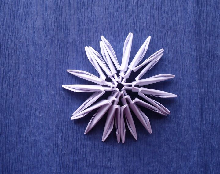 Cách làm chuột origami từ các mô-đun