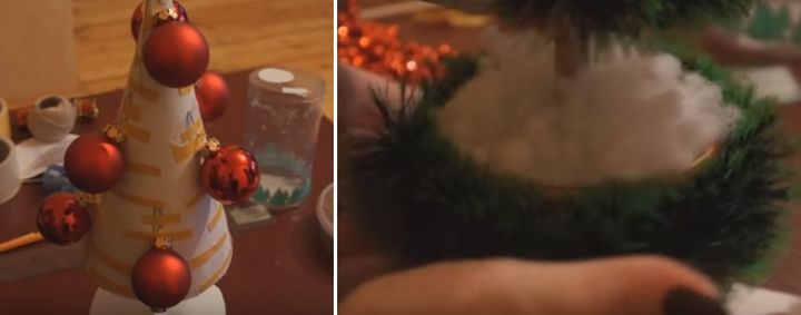 Come fare un arte topiaria fai-da-te di Natale