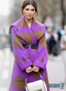 Abric de dona de moda en tons liles 2019-2020