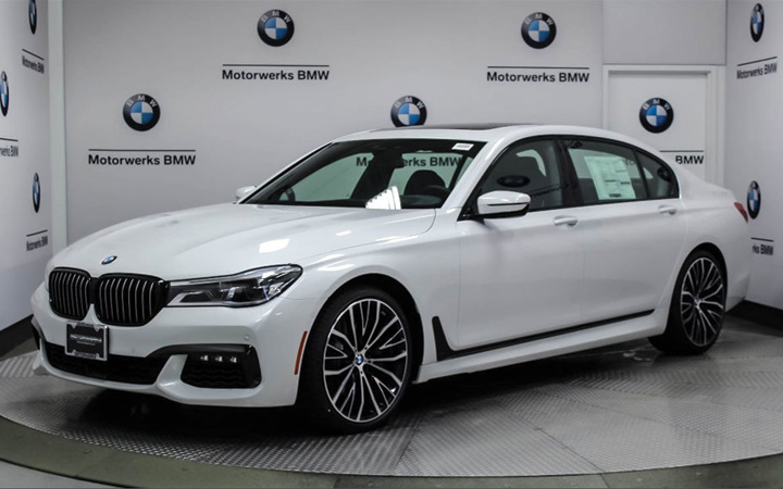 Utsidan av BMW 7-serien 2019-2020
