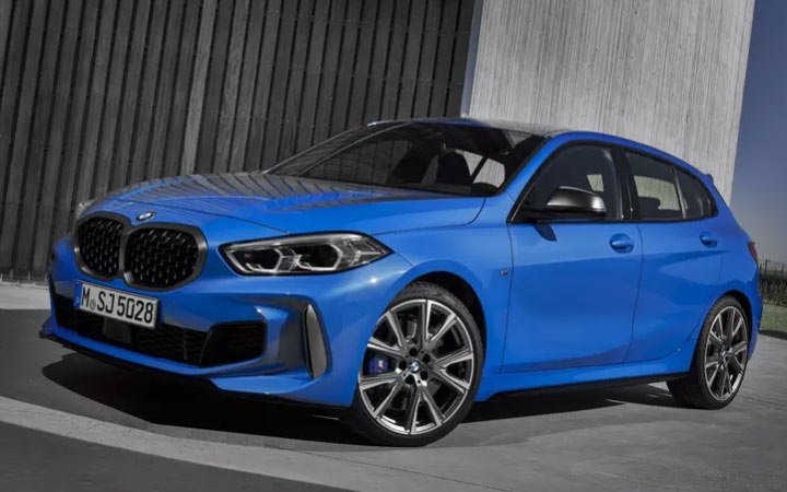 Išorinis BMW 1 serijos automobilis 2020 m