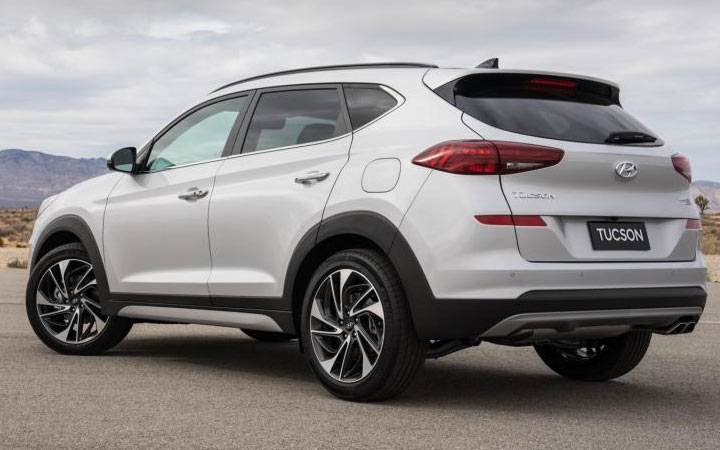Udvendig Hyundai Tucson 2019-2020