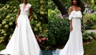 Vestit de núvia blanc a les tendències del 2020