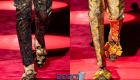 Dolce & Gabbana outono-inverno 2019-2020 sapatos masculinos com fivelas