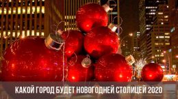 Nyårs huvudstad i Ryssland 2020