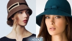 Cloche - einer der modischen Hüte des Winters 2019-2020