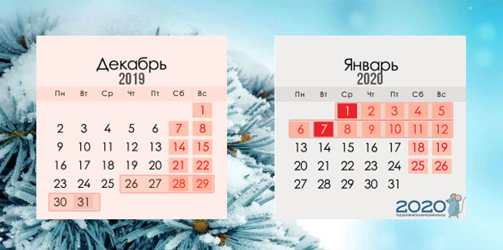Vacances d'hiver avec le système de semestre 2019-2020 option possible