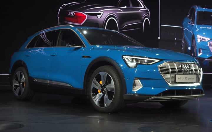Den nya Audi e-tron 2019-2020