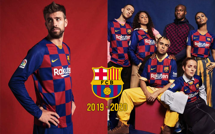 Nouvel uniforme de maison pour la saison 2019-2020 de Barcelone