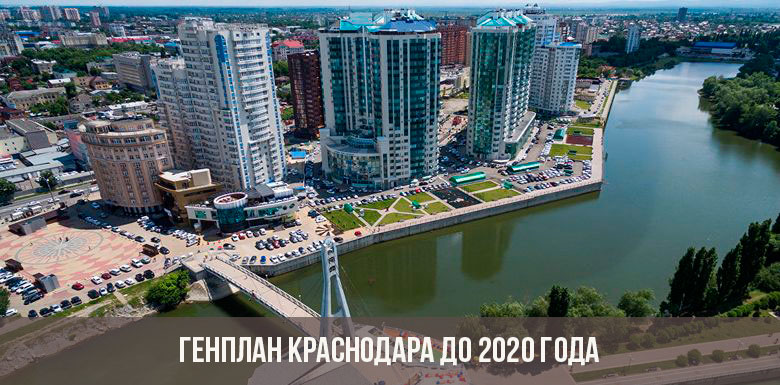 Piano generale di Krasnodar fino al 2020