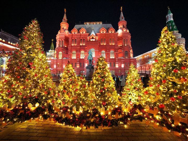 Decoration of Moscow for the New Year