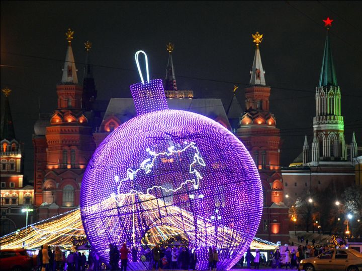 Nieuwjaars Moskou