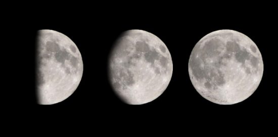 مراحل القمر