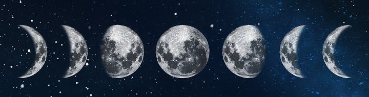 mėnulio fazės