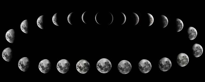 mėnulio fazės