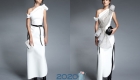 Бяла коледна рокля за 2020 година