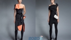 Crna božićna haljina za 2020. godinu