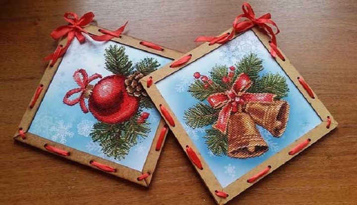 DIY Χριστουγεννιάτικες κάρτες
