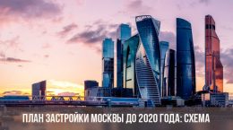 Plan de développement de Moscou en 2020