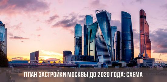 Piano di sviluppo di Mosca nel 2020