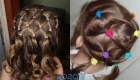 Fashionable ponytails for babies for the New Year 2020