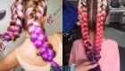 Trendy braids with Kanekalon for 2020