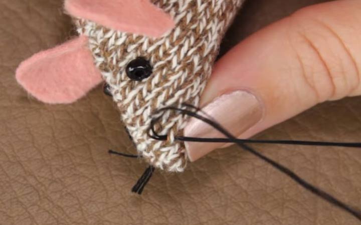 Șoareci de bricolaj de la tricotat