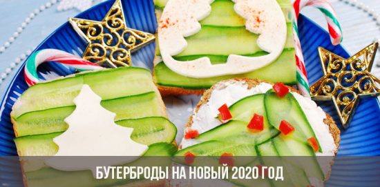 Broodjes voor het nieuwe jaar 2020