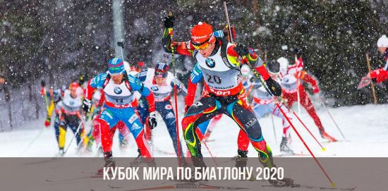 Biatlono pasaulio taurė 2020 m