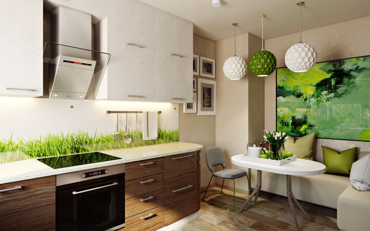 Ekologiško stiliaus virtuvė - interjero idėjos 2020 metams