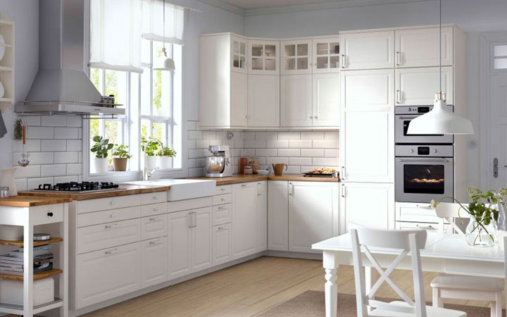 Skandinaviško stiliaus virtuvė - interjero idėjos 2020 metams