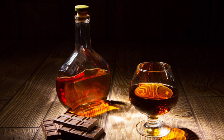 Cognac et autres boissons pour la nouvelle année 2020