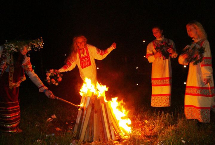 Bonfire on Ivan Kupala
