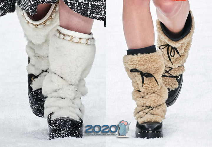 Chanel Fur Boots för 2020