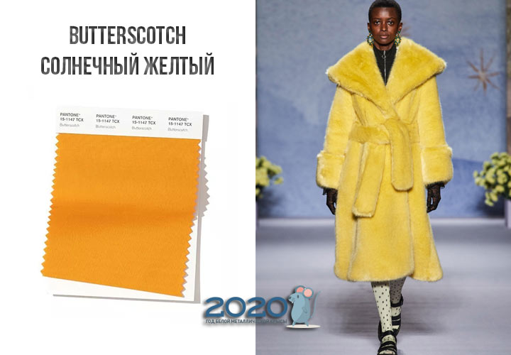 Butterscotch (No. 15-1147) color Panton invierno 2019-2020