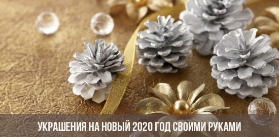 DIY 2020 Decorações de Ano Novo