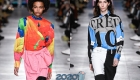 Принт блуза зимска мода 2019-2020