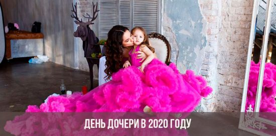 Tytärpäivä vuonna 2020