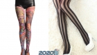 Fashionable tights with prints for the winter 2019-2020