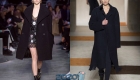 Cappotto alla moda nero inverno 2019-2020