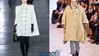 Divatos rövid köpeny kabát helyett 2019-2020 téli divat