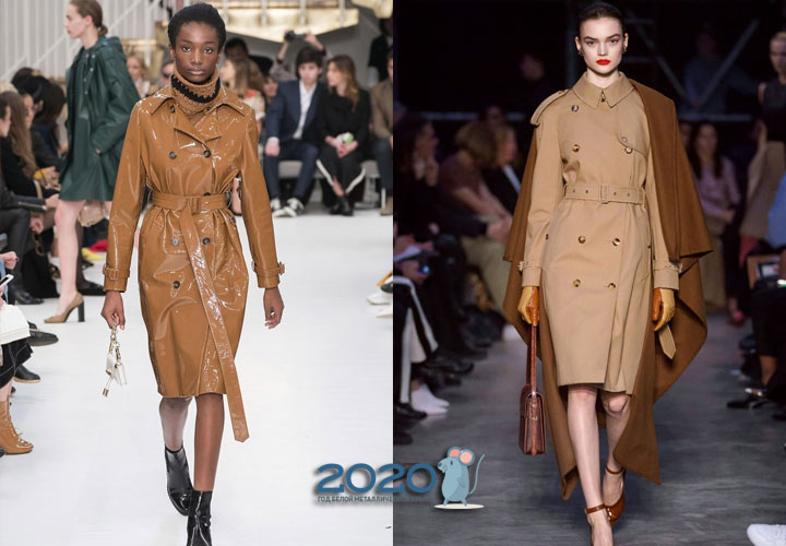Els abrics de trinxera de moda tardor-hivern 2019-2020