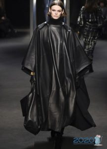 Wide female raincoat for fall 2019