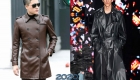 Abrigo de cuero otoño-invierno 2019-2020 moda masculina