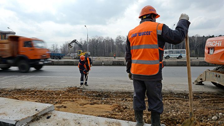Wederopbouw van de snelweg Vnukovo