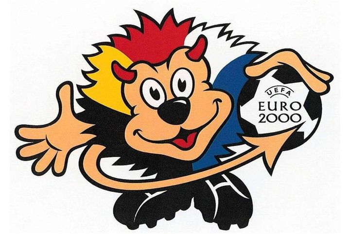 LEV Beneliuk - símbolo de futebol Euro 2000